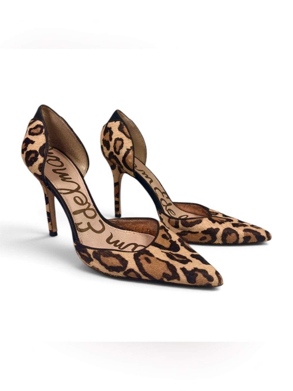 Sam Edelman d’Orsay Cheetah Print Mohair Pumps